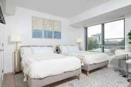 Lux Studio 2x Queen beds Gym near MIT Harvard in Central Square - Image 3